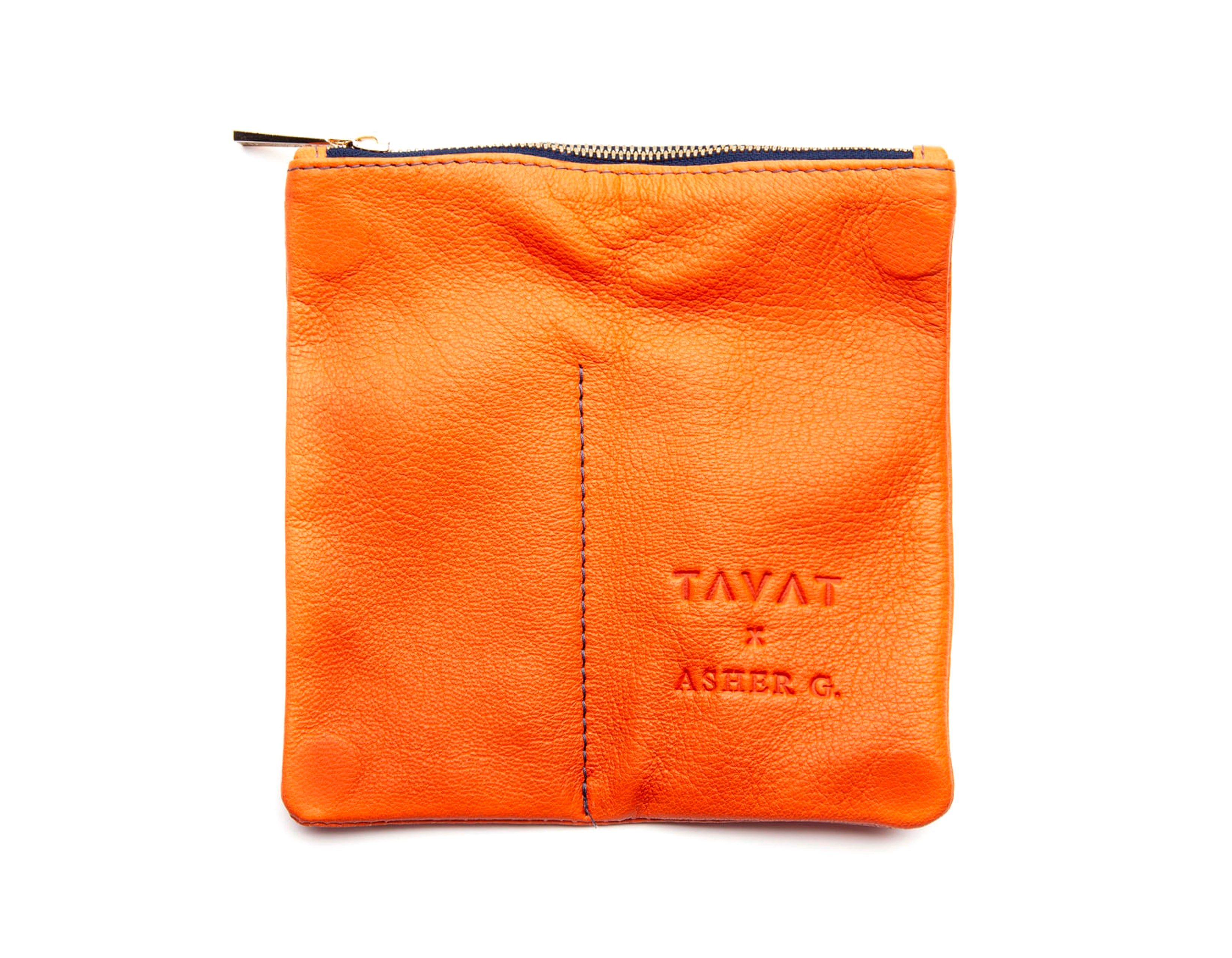 TAVAT x Asher G. Soft Pouch Leather -ORG(純手工製皮革眼鏡套)【Pre-order Now】