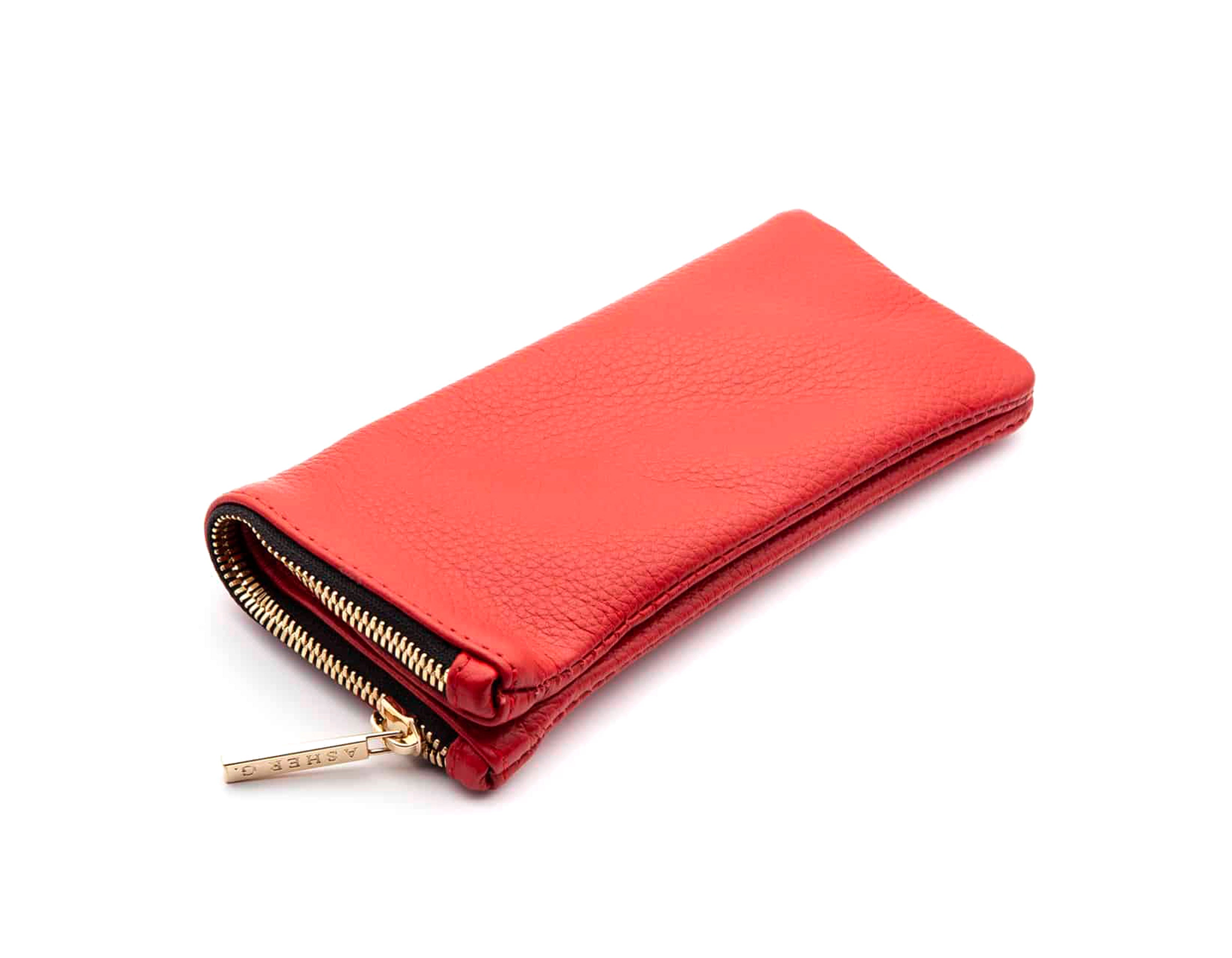 TAVAT x Asher G. Soft Pouch Leather -RED(純手工製皮革眼鏡套)【Pre-order Now】