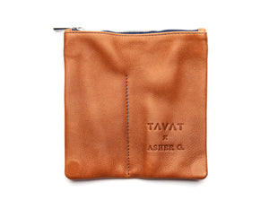 TAVAT x Asher G. Soft Pouch Leather -WHY (純手工製皮革眼鏡套)【Pre-order Now】