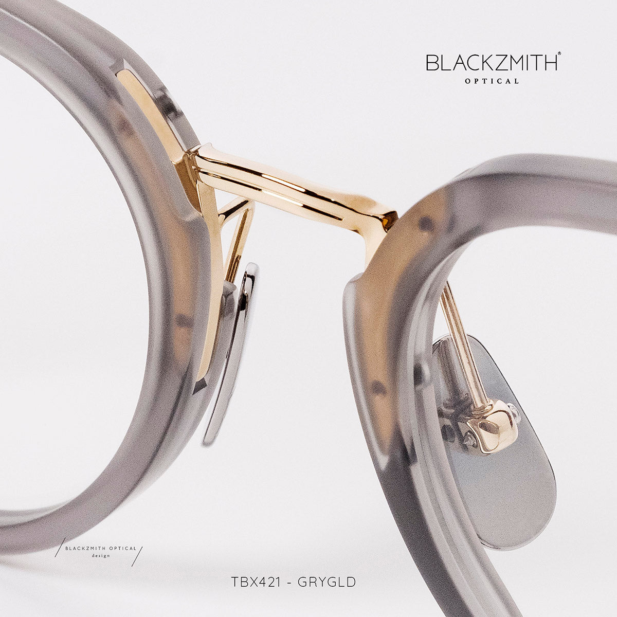Thom Browne - TBX421-02-GRYGLD(51)【New】