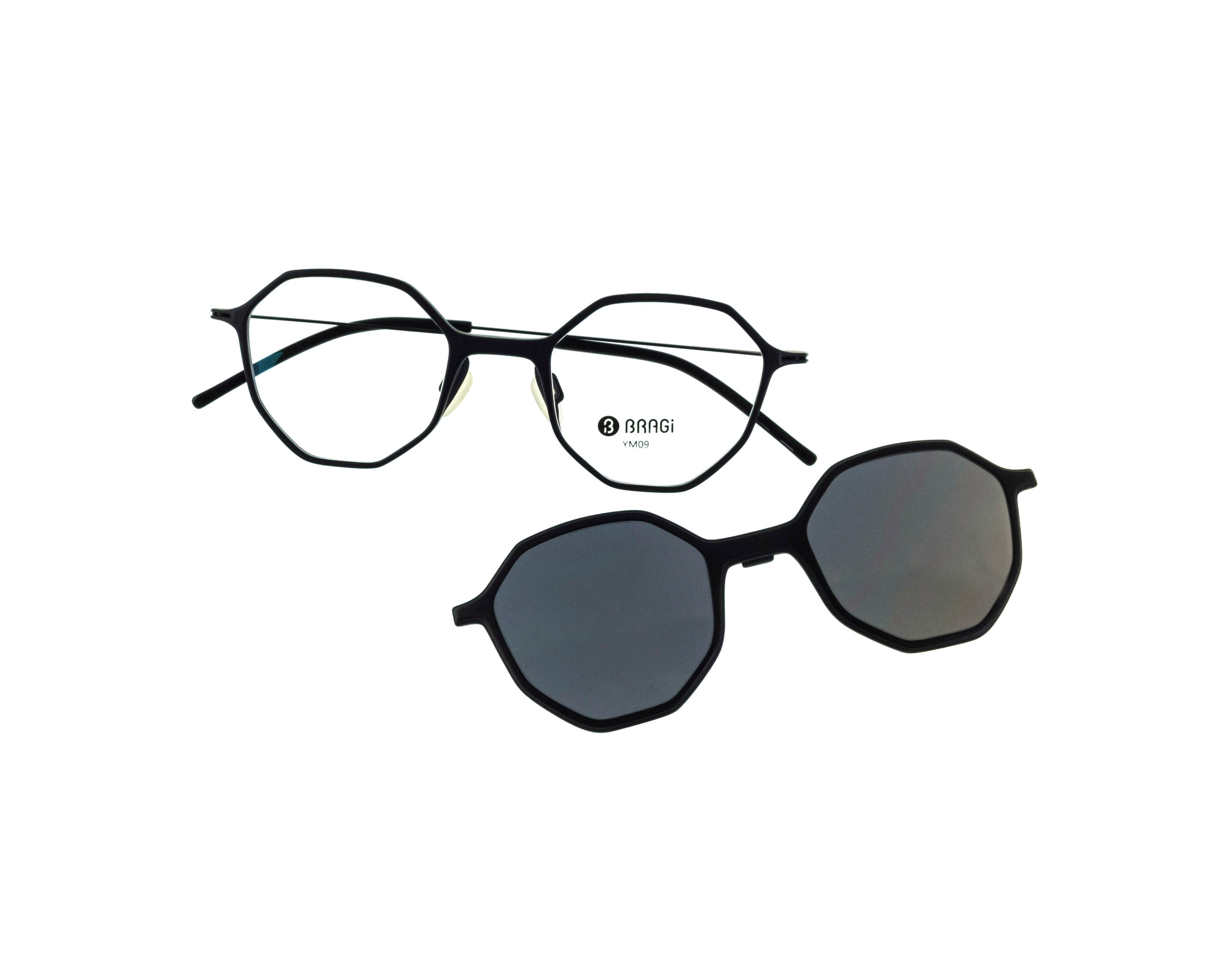 Blackzmith 3D Printing Eyewear -  YM09-V2007-C012-Clip on(只適用於YM05光學眼鏡)【New】