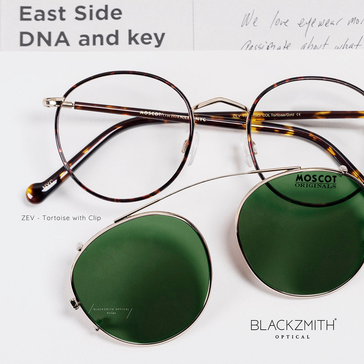 Moscot - Zev Blonde/Gold (52)【New】
